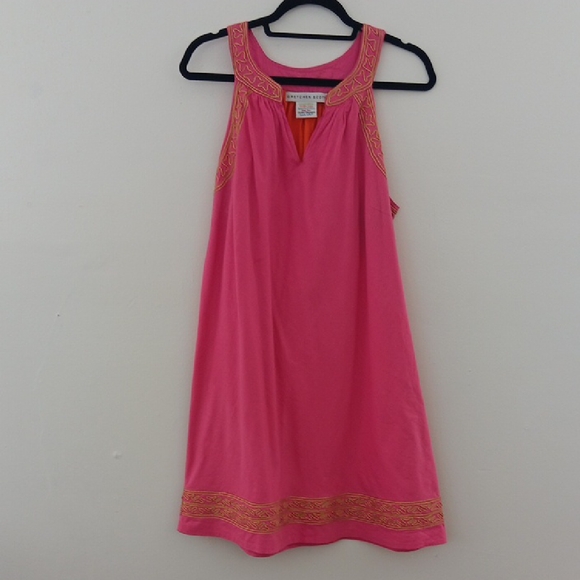 Gretchen Scott Designs Dresses & Skirts - Gretchen Scott Designs Pink and Gold Chemise